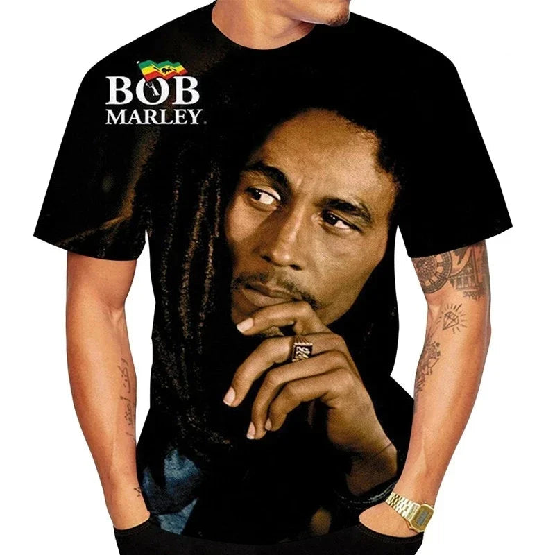 Bob Marley Summer Streetwear Tee